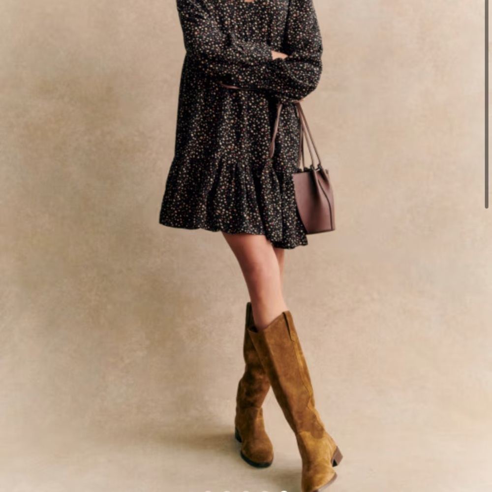 Sezane Gabrielle Low Taule Boots